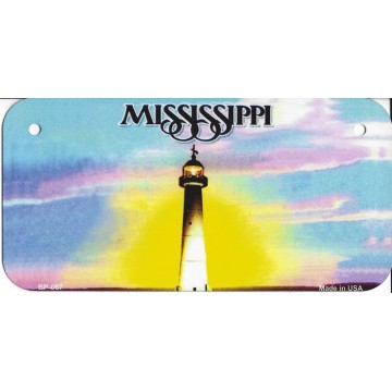 Mississippi State Look A Like Metal Bicycle License Plate
